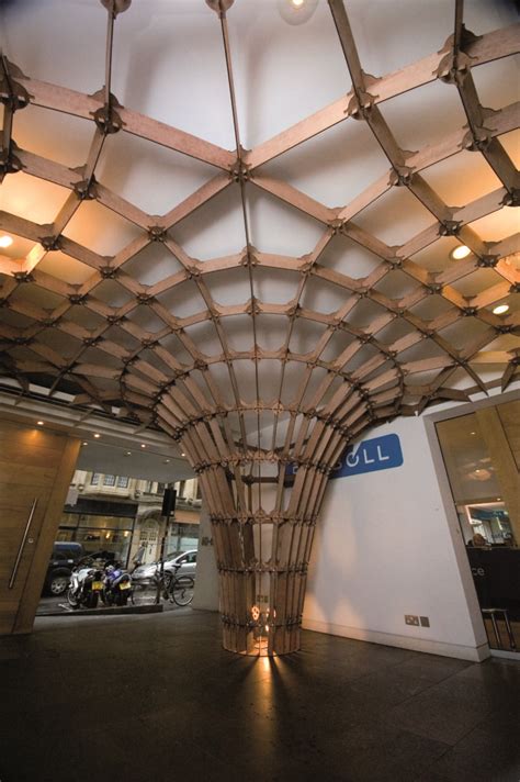 Gridshell Structure Displayed At Ramboll Offices London Structure