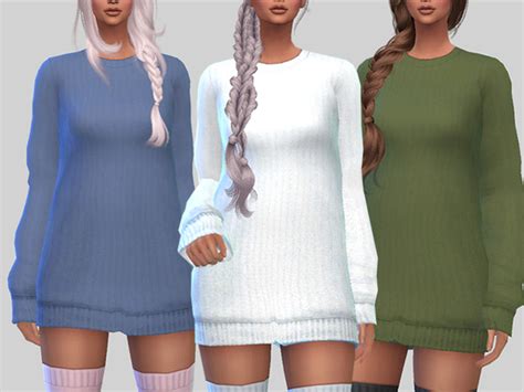 Soft Ribbed Sweater By Pinkzombiecupcakes At Tsr Sims 4 Updates
