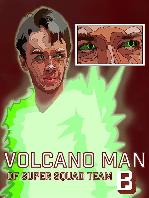 Volcano Man Digital Art By Cory Levy