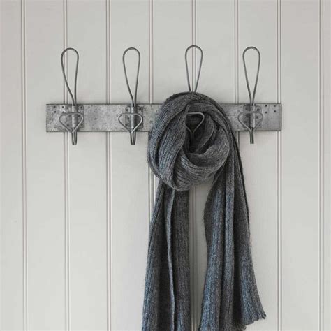 Galvanised Metal Coat Hook Rail Baxter And Co Home