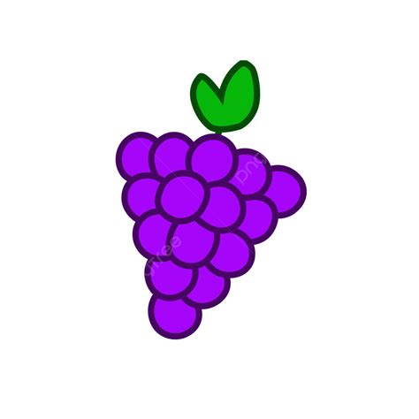 Hand Drawn Grapes Vector Hd Images Cartoon Hand Drawn Fruit And Grape