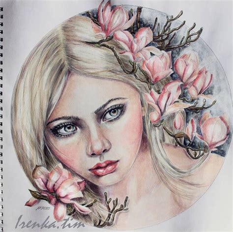 Irenka Tymoshenko Irenka Tim • Instagram Photos And Videos Fantasy Art Women Coloring Book