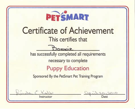 Dog Obedience Graduation Certificate Proven Dog Training