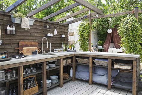 Outdoor Kitchen Ideas Rustic Outdoor Kitchen With Arb Vrogue Co