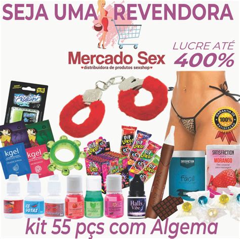 kit erotico 55 itens sexshop para revender atacado algema mercado livre