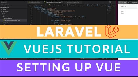 Initial Setup For Developing Using Laravel And Vue Js To Tutorial Hot