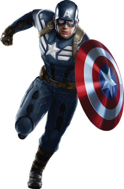Captain America Flying Through The Air With His Arms Out And Shield In