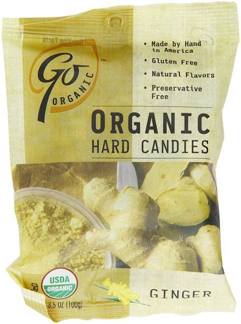 This Organic Hard Candy With Natural Ginger Flavor Is Made With Only Organic Ingredients And