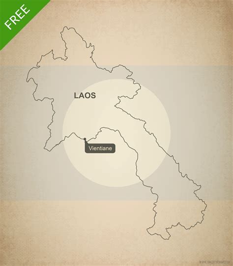 free-vector-map-of-laos-outline-one-stop-map-map-of-laos,-map-vector,-laos-map