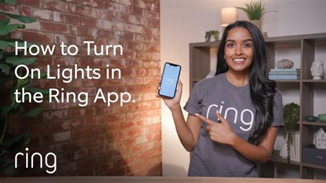how do i turn my lights on in the ring app ask ring youtube