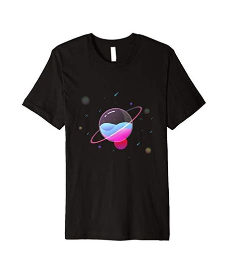 Solar System Planet Shirt Awesome Galactic Moon Saturn Tee Planet