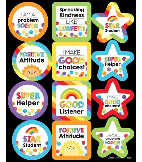 Teacher Reward Motivational Stickers For Children 1080 Stickers