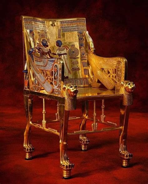 legendary scholar — tutankhamun s golden throne was discovered in 1922