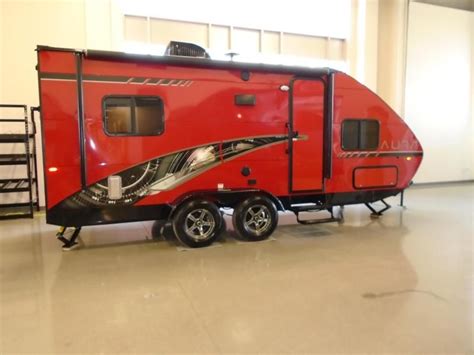 2019 Travel Lite Aura 23 Foot Toy Hauler In Red Standard Features