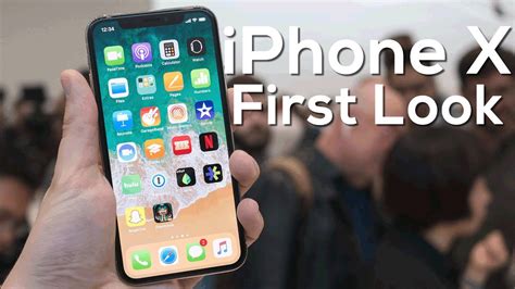 Apple Iphone X First Look Youtube