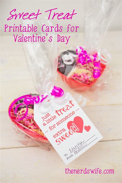 Sweet Treat Valentine Printable