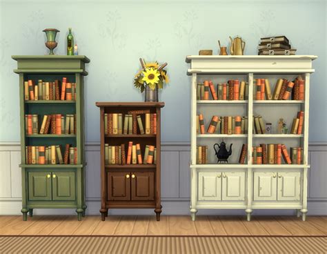 Mod The Sims Caress Bookcases