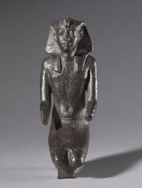 Statuette Of Kneeling King Egypt Greco Roman Period 332 Bce 395 Ce Ptolemaic Dynasty 305 30
