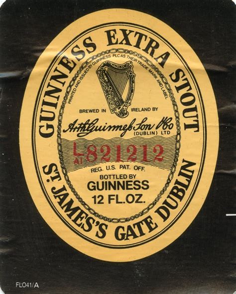 Scanned Vintage Graphics Guinness Extra Stout