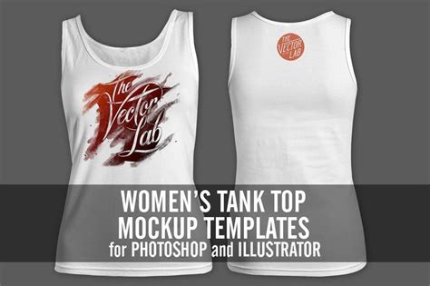 Womens Tank Top Mockup Templates