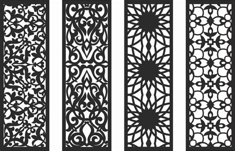 Decorative Screen Patterns For Laser Cutting 131 Free Dxf File Free