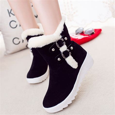 Shoespie Warm Nubuck Slip On Snow Boots | Boots, Girly shoes, Jeweled shoes