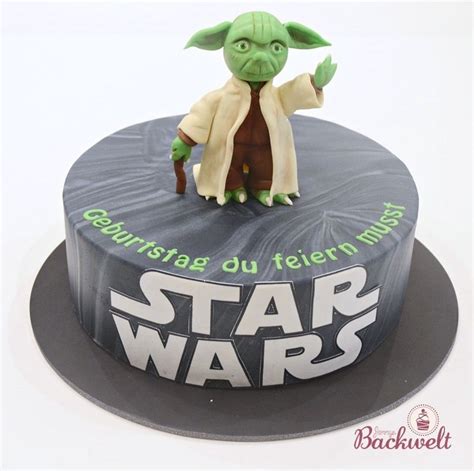 Star Wars Motivtorte Mit Yoda Zum Geburtstag Geburtstagstorte