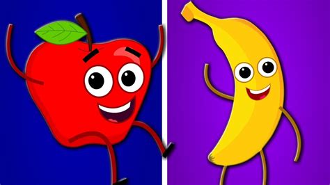 Apple And Bananas Song Kindergarten Nursery Rhyme Songs For Babies