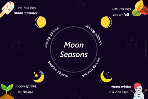 Teaching Moon Phases Printable Infographic Moon Cycles Moon Calendar