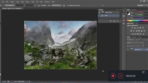 How To Open An Image In Adobe Photoshop Youtube