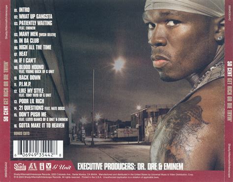 Release Get Rich Or Die Tryin By 50 Cent Cover Art Musicbrainz