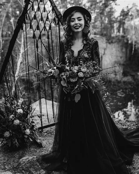 38 Elegant Black Wedding Dresses For Every Bridal Style Ostty