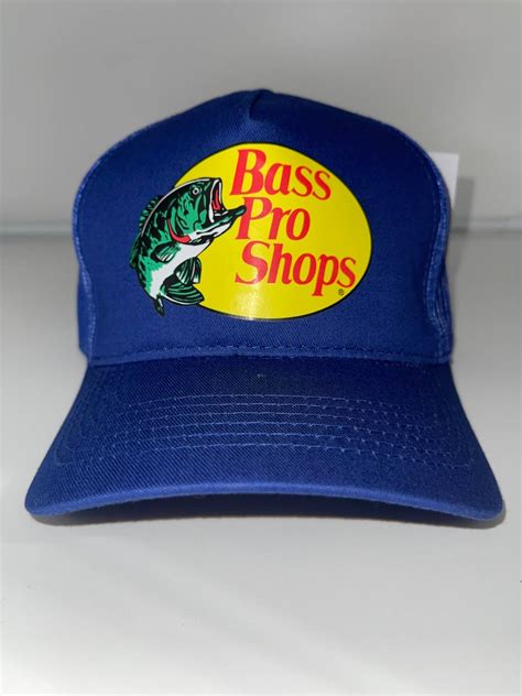 bass pro shops bass pro shops trucker hat royal blue grailed