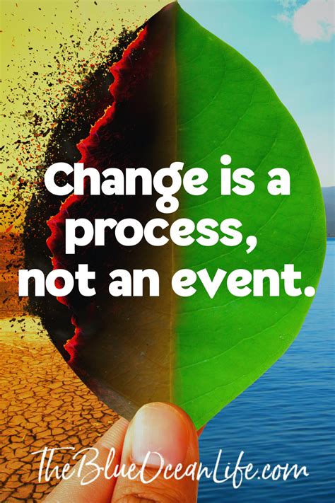 Change Is A Process Not An Event Inspirational Life Quotes In 2020