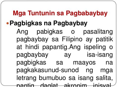 Pagbabaybay Sa Wikang Filipino