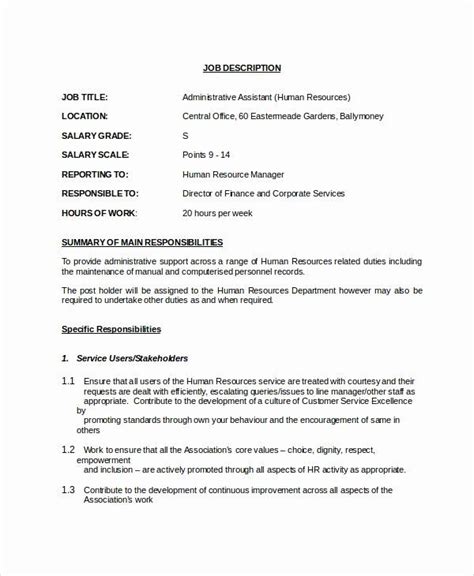 Resume templates find the perfect resume template. Job Description format Doc Lovely 12 Job Description ...