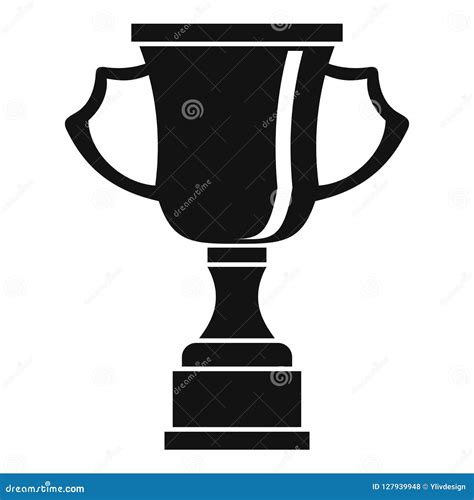 Cup For Win Icon Simple Style Stock Illustration Illustration Of