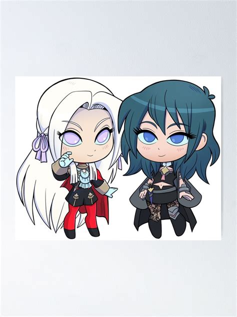 Byleth Fbyleth And Edelgard Fire Emblem Three Houses Chibi