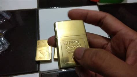 Add to wish list compare this product. Keren - Zippo Gold dan Silver Berdenting 2x - Lighter ...