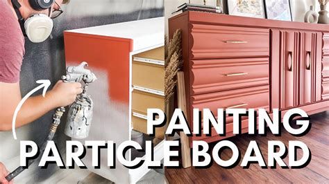 How To Paint Particle Board Furniture Diy Dresser Makeover