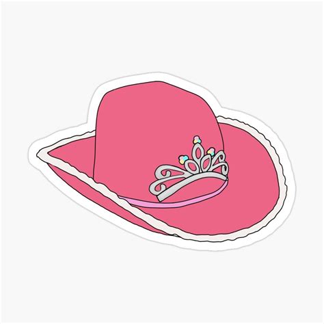 Preppy Hat Preppy Room Pink Cowgirl Boots Cowgirl Hats Preppy Stickers Cute Stickers Pink