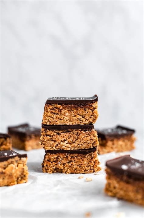 Bursting with double the chocolate. No Bake Chocolate Peanut Butter Oatmeal Bars - Dinner Pantry