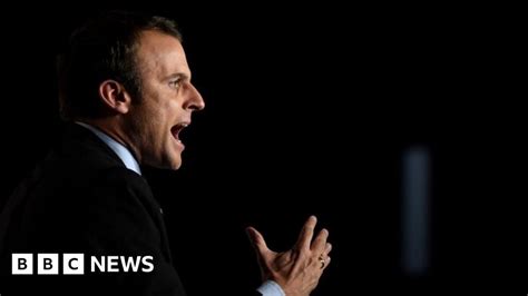 French Election Emmanuel Macron Condemns Massive Hack Attack Bbc News