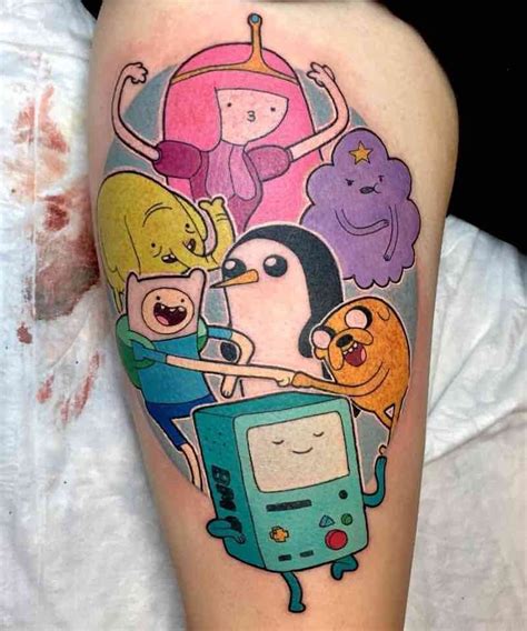 Best Adventure Time Tattoos Tattoo Insider Adventure Time Tattoo