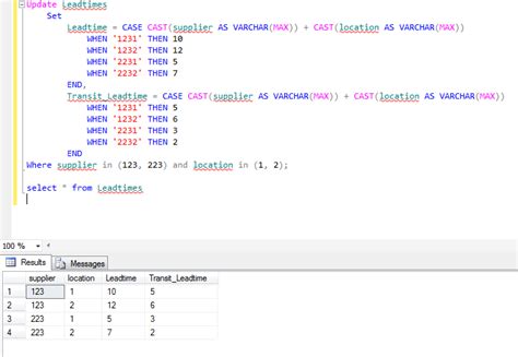 Case Sql Update Multiple Rows And Multiple Critieria In One Sql