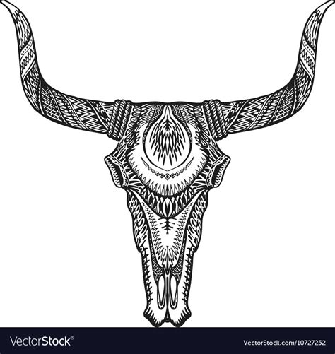 Steer Skull Tattoo