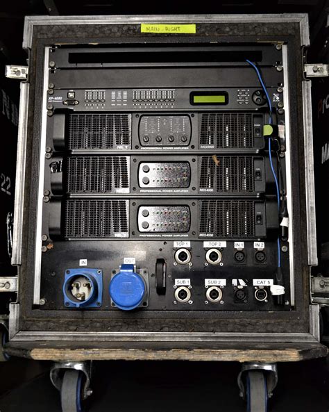 Next Mq10000 Md14000 Amp Rack With Dsp Gearwise Av And Stage Equipment