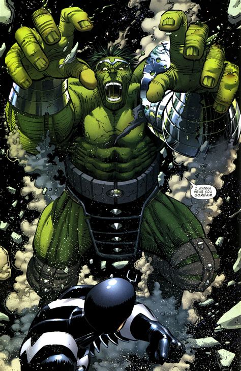 Hulk smash, old man logan snikt! MARVEL: HULK TANKS BLACK BOLT'S (SKRULL) SCREAM