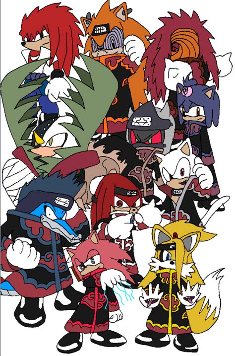 Akatsuki Sonic Characters By Tails19950 On Deviantart