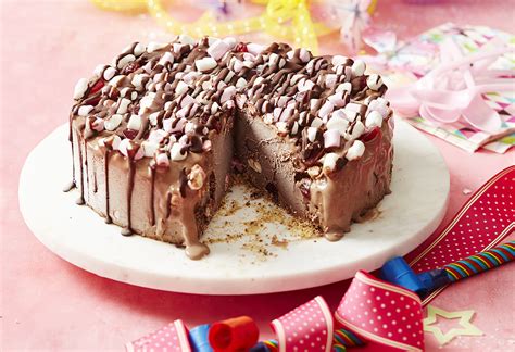 Rocky road ice cream — is a chocolate flavour, recently ranked tenth in popularity in the united states. Rocky road ice-cream cake Recipe | New Idea Food